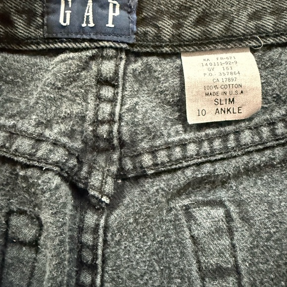 GAP vintage women gray slim Ankle Jeans - Picture 6 of 6
